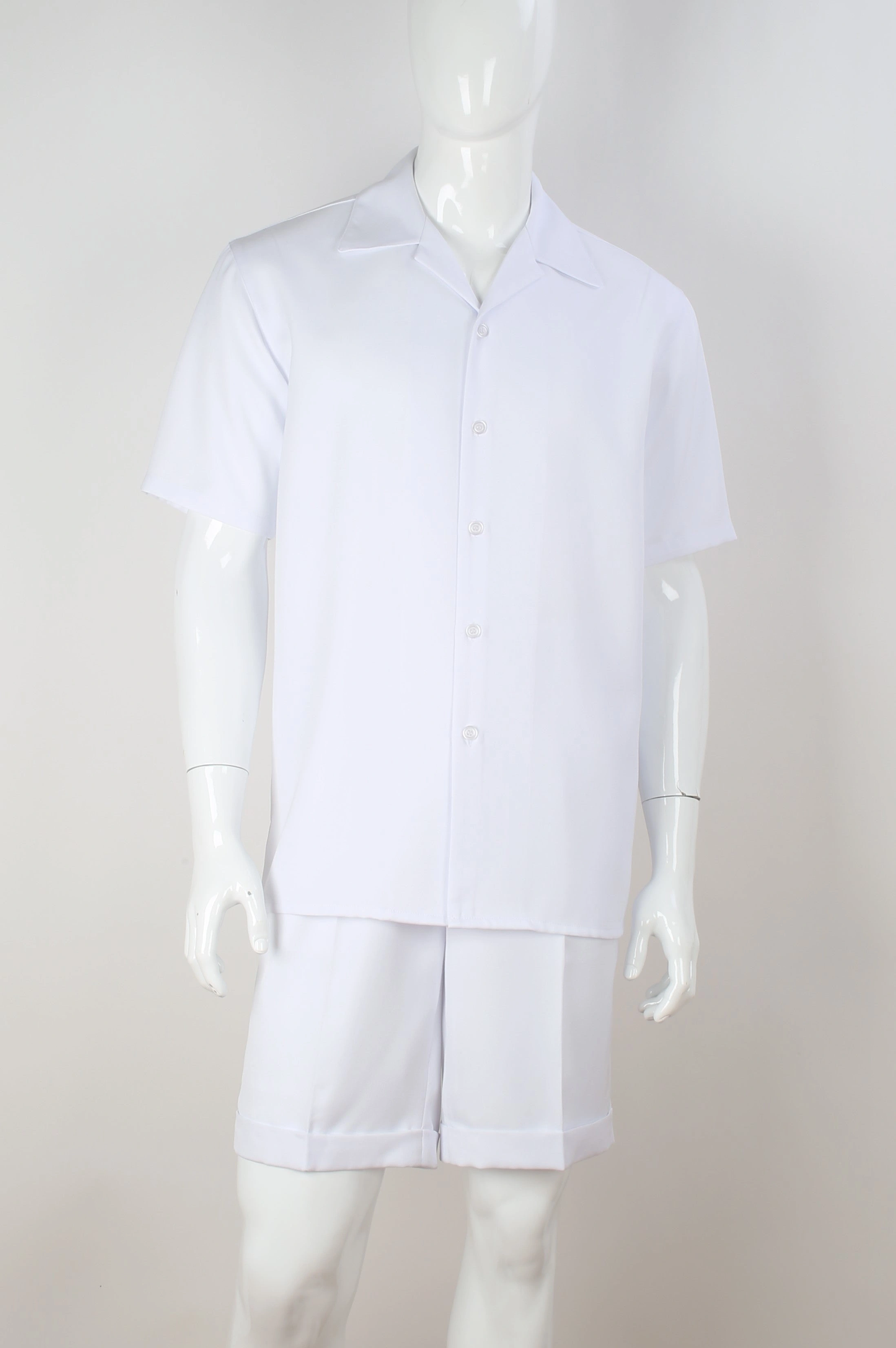 Ensemble Homme 2 Pièces Blanc & Bleu Roi : Élégance et Confort Intégré – Collection T2068.